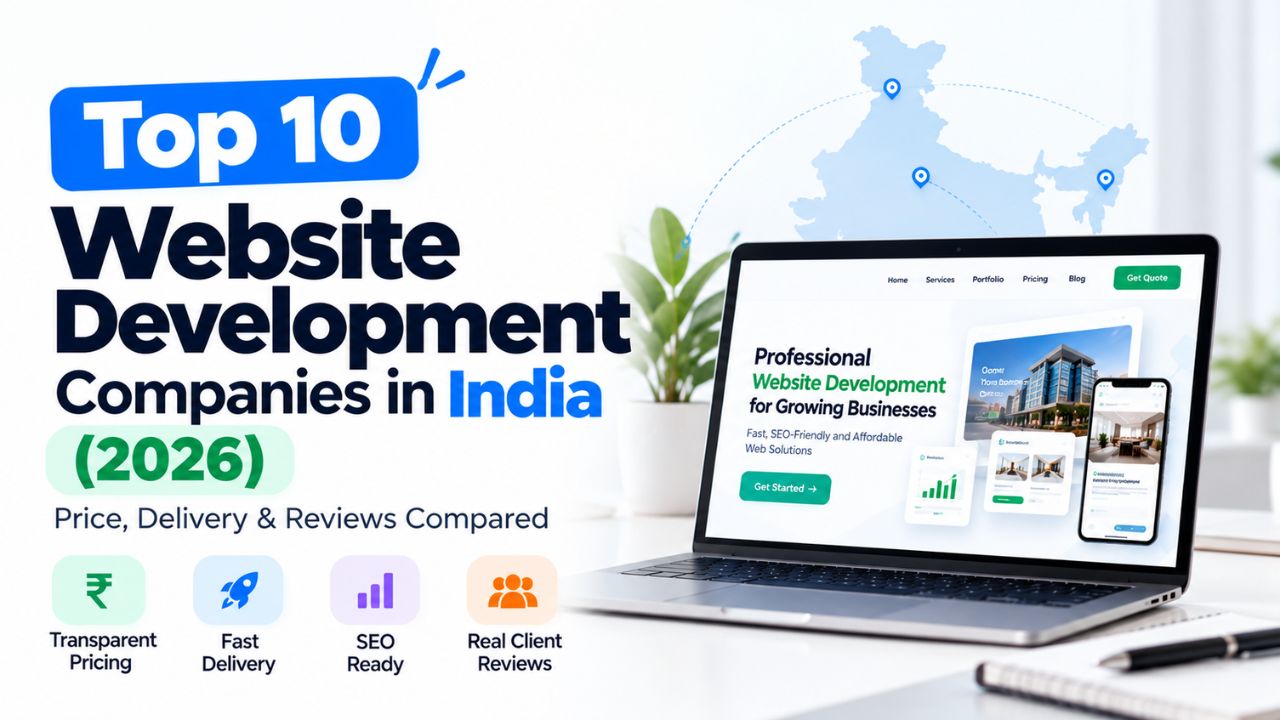 Top 10 Best Website Development Companies in India (2026): Pricing & Reviews