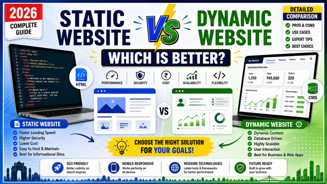 Static Website vs Dynamic Website – Which is Better?