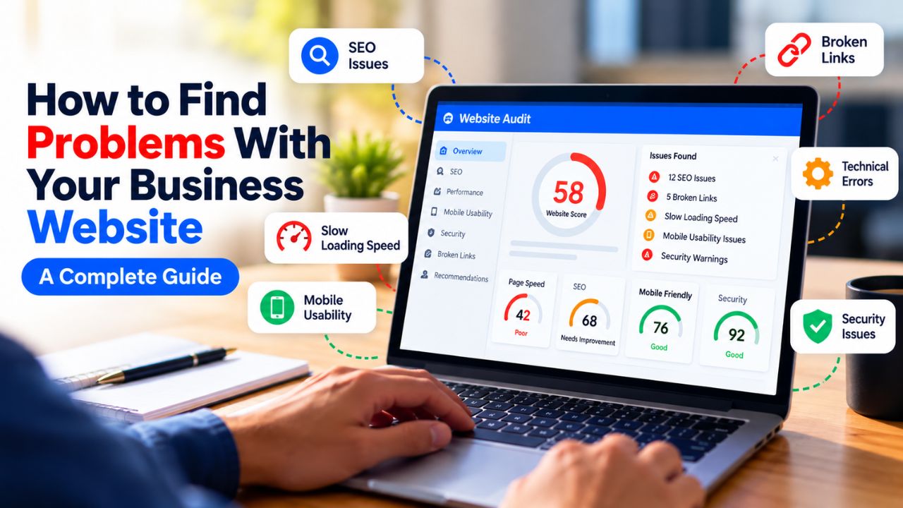 How to Find Problems With Your Business Website: A Complete Guide