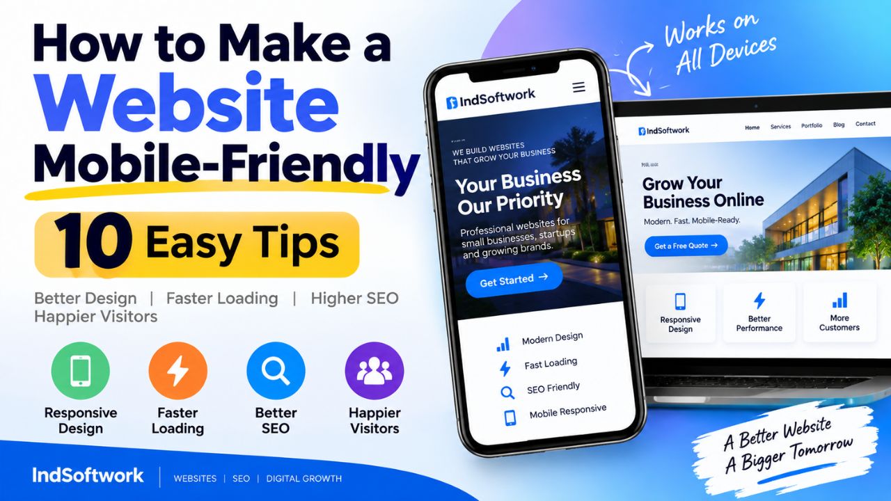 How to Make a Website Mobile Friendly – Complete Guide 2026 - IndSoftwork