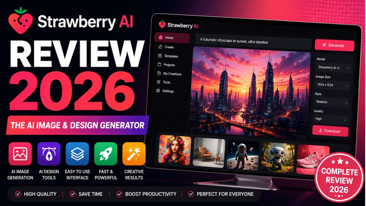 Strawberry AI Review 2026 – The AI Image & Design Generator