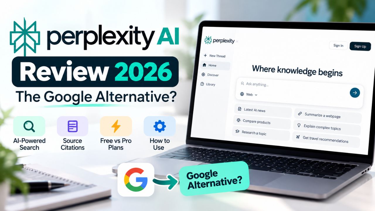 Perplexity AI Review 2026: The Google Alternative? Features, Free vs Pro, How to Use