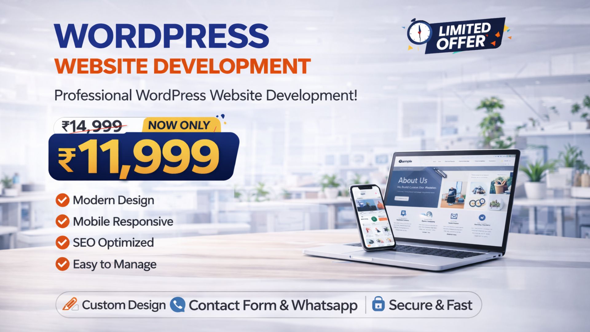 WordPress Website Development - IndSoftwork