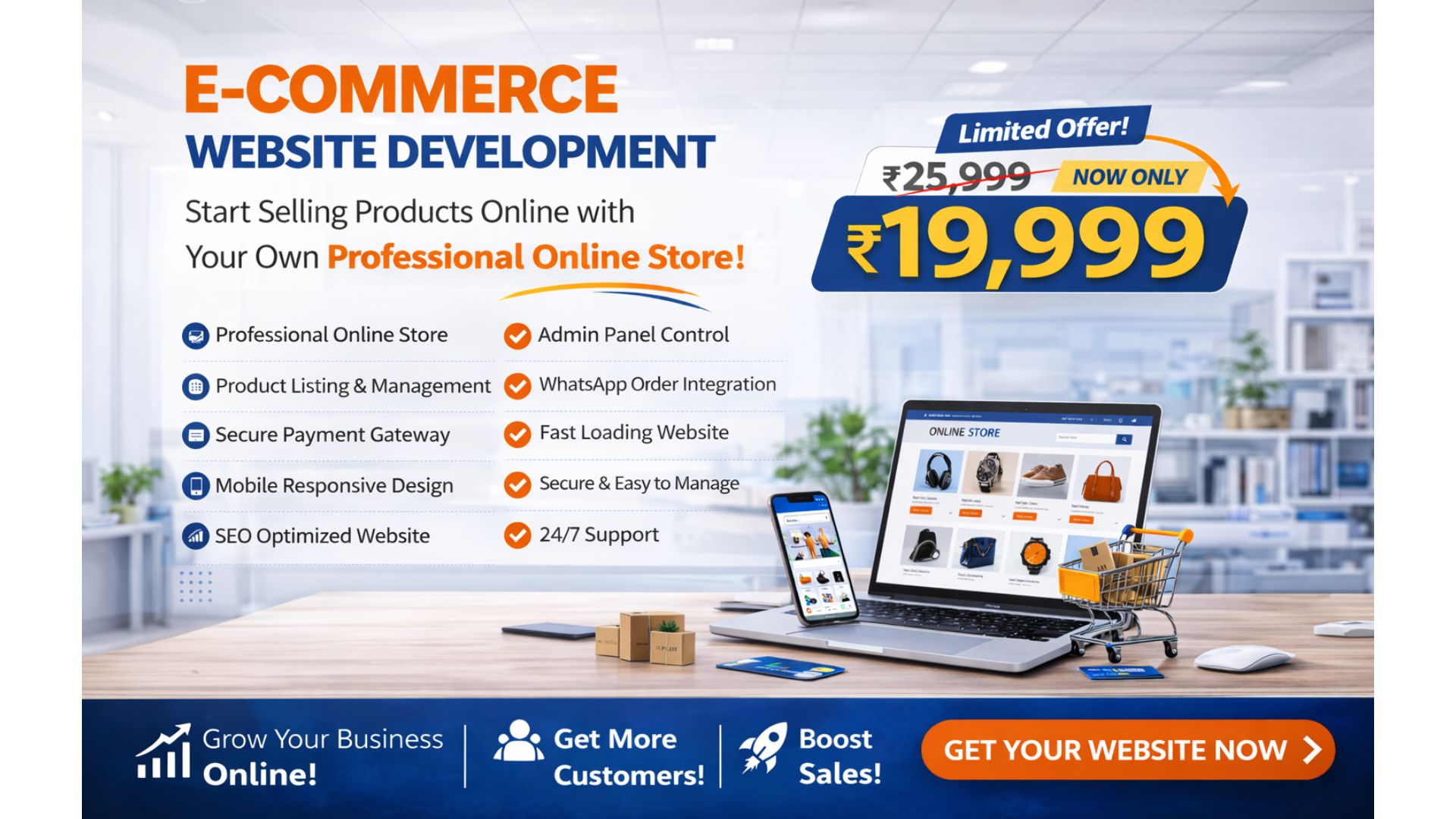 E-Commerce Website Development - IndSoftwork