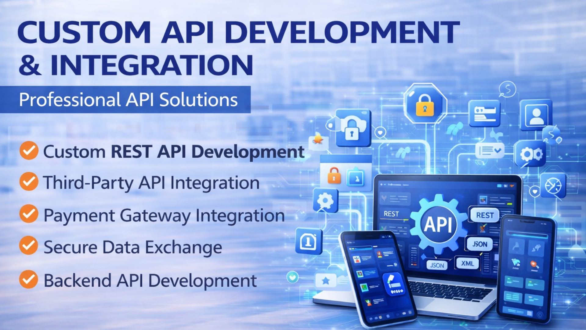 Custom API Development & Integration Services - IndSoftwork